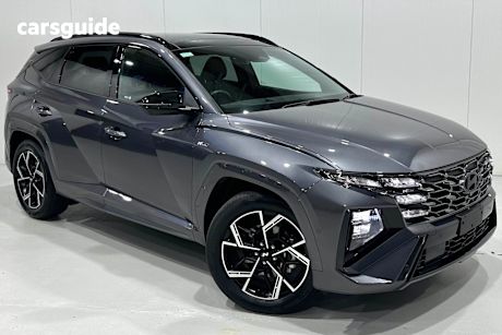 Grey 2024 Hyundai Tucson SUV PREMIUM N LINE 4X4