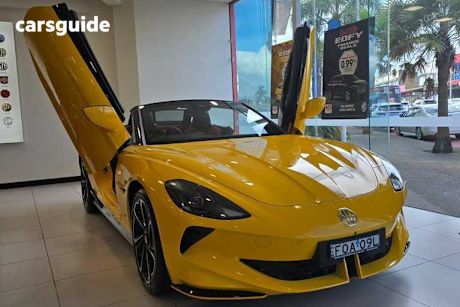 Yellow 2024 MG Cyberster Convertible 77Kwh Awd