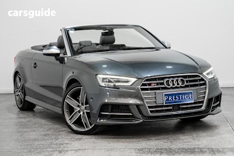 Grey 2017 Audi S3 Cabriolet 2.0 Tfsi S Tronic