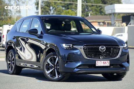 Blue 2025 Mazda CX-60 Wagon G40E Azami Hybrid