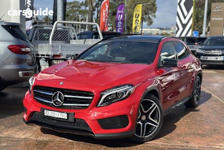 Red 2016 Mercedes-Benz GLA250 Wagon 4Matic