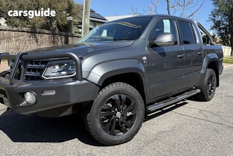 Grey 2021 Volkswagen Amarok Dual Cab Utility Tdi580 Highline 4Motion