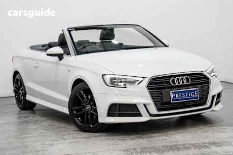 White 2019 Audi A3 Cabriolet 35 Tfsi (1.4 Tfsi)