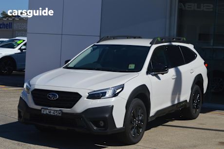 White 2024 Subaru Outback Wagon Awd Sport Xt