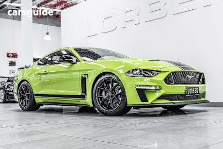 Green 2019 Ford Mustang Sedan R-SPEC