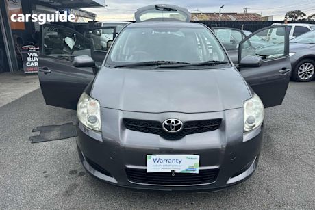 Grey 2009 Toyota Corolla Hatchback Ascent
