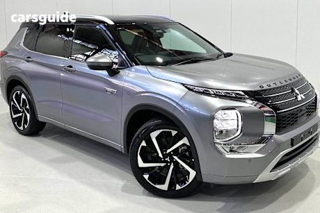 Grey 2023 Mitsubishi Outlander SUV PHEV EXCEED TOURER 4X4