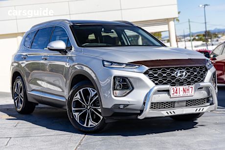 Silver 2020 Hyundai Santa FE SUV HIGHLANDER 4X4