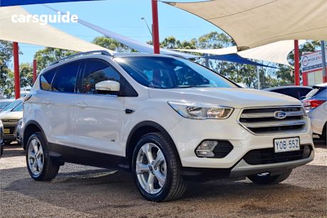 White 2018 Ford Escape SUV TREND