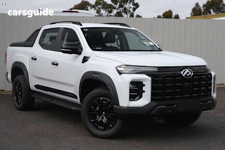 White 2025 LDV T60 Ute Tray MAX PLUS 4X4