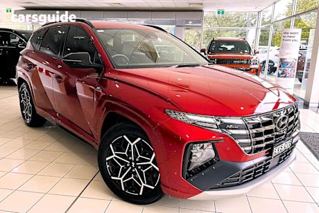 Red 2022 Hyundai Tucson Wagon Elite N Line (Awd)