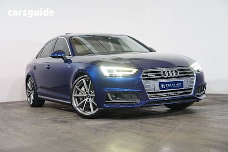 Blue 2018 Audi A4 Sedan 2.0 Tfsi Quattro S Tronic S Ln