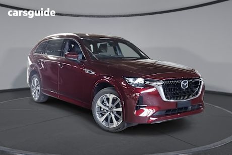 Red 2024 Mazda CX-80 SUV G40E AZAMI 4X4