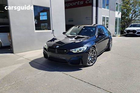 Black 2016 BMW M3 Sedan Competition