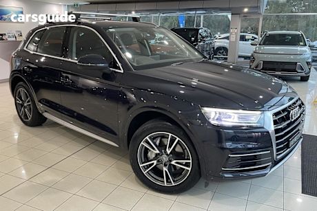 Blue 2019 Audi Q5 Wagon 45 Tfsi Quattro Design