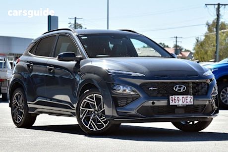 Grey 2021 Hyundai Kona Wagon N Line (Awd)