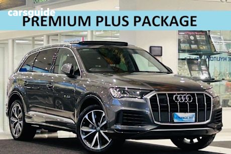 Grey 2020 Audi Q7 SUV 45 TDI 4WD