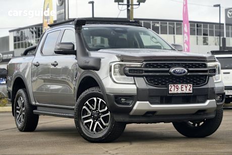 Grey 2022 Ford Ranger Double Cab Pick Up Sport 2.0 (4X4)