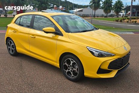 Yellow 2025 MG MG3 Hatchback Essence
