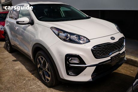 White 2020 Kia Sportage Wagon Sx+ (Fwd)
