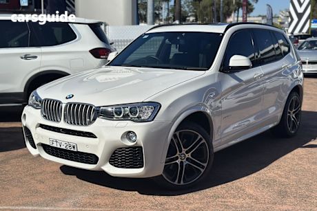 White 2016 BMW X3 Wagon Xdrive 30D