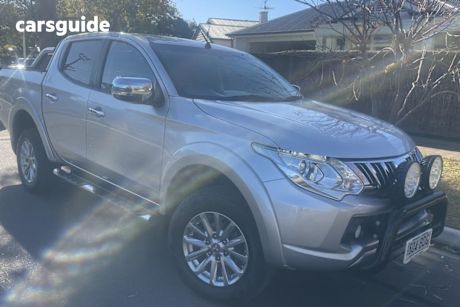 Silver 2016 Mitsubishi Triton Dual Cab Utility Gls (4X4)