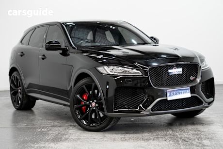 Black 2019 Jaguar F-Pace Wagon Svr (Awd) (405Kw)