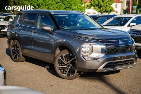 Grey 2024 Mitsubishi Outlander Wagon Aspire 7 Seat (2Wd)