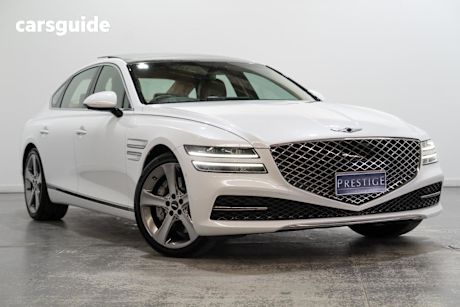 White 2022 Genesis G80 Sedan 3.5T Awd