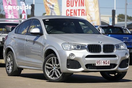 Silver 2015 BMW X4 Coupe Xdrive 20D