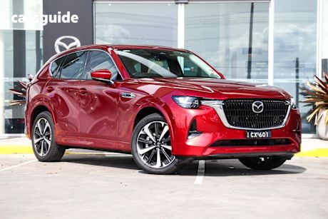 Red 2025 Mazda CX-60 Wagon D50E Azami Takumi Hybrid