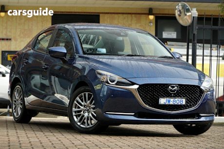 Blue 2020 Mazda 2 Sedan G15 Gt
