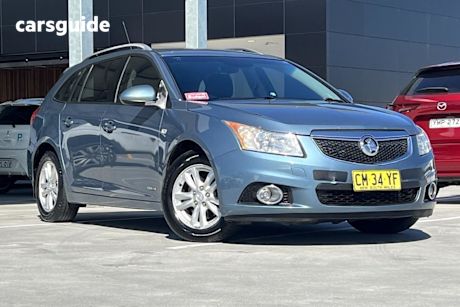 Blue 2013 Holden Cruze Sportswagon Cd