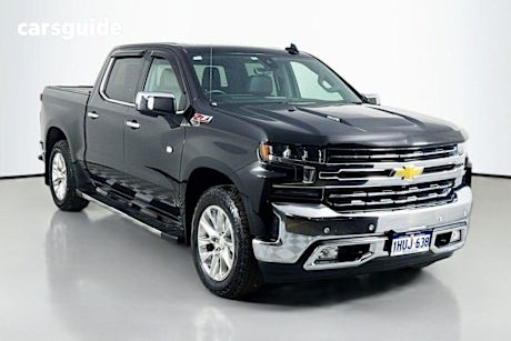 Black 2022 Chevrolet Silverado Crew Cab Utility 1500 Ltz Premium Tech Pack