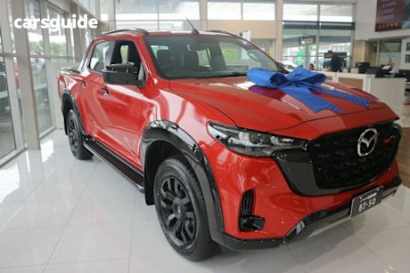 Red 2025 Mazda BT-50 Dual Cab Pick-up Sp (4X4)