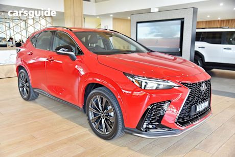 Red 2024 Lexus NX SUV NX350H F SPORT 4X4