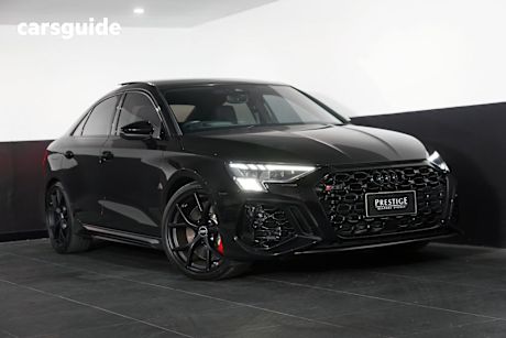 Black 2022 Audi RS3 Sedan 2.5 Tfsi S Tronic