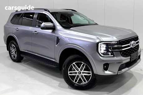 Silver 2024 Ford Everest SUV TREND 4X4