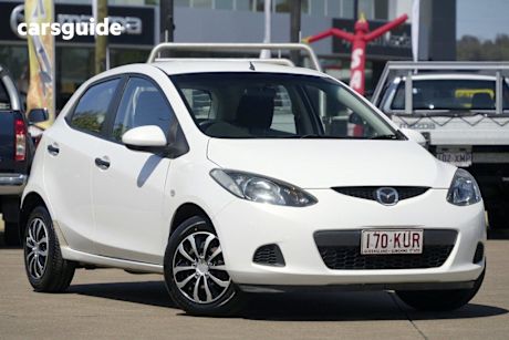 White 2008 Mazda 2 Hatchback Neo