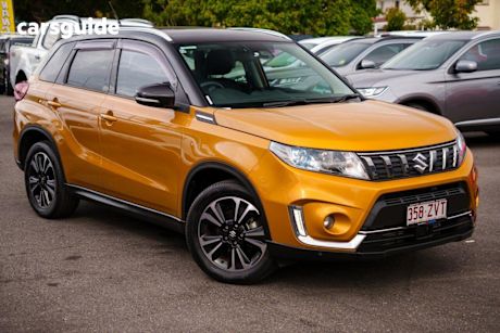 Yellow 2019 Suzuki Vitara Wagon Turbo