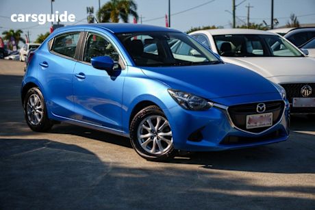 Blue 2019 Mazda Mazda2 Hatch MAXX F