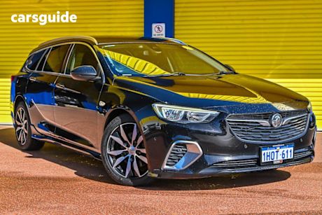 Black 2019 Holden Commodore Sportswagon Rs