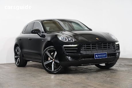 Black 2016 Porsche Macan Wagon S Diesel