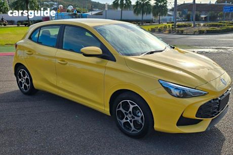Yellow 2025 MG MG3 Hatchback Excite