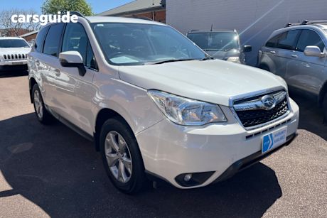 White 2015 Subaru Forester Wagon 2.5I-L