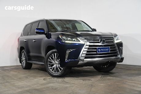 Blue 2018 Lexus LX450D Wagon