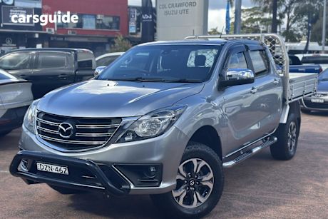 Grey 2018 Mazda BT-50 Dual Cab Utility Xtr (4X4) (5Yr)