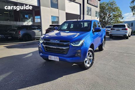 Blue 2023 Isuzu D-MAX Ute Tray LS-M 4X4