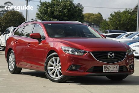 Red 2013 Mazda 6 Wagon Touring