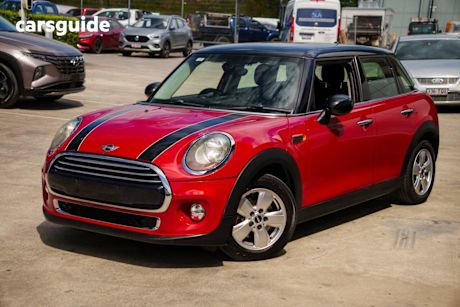 Red 2014 Mini Cooper Hatchback 5D Hatch
